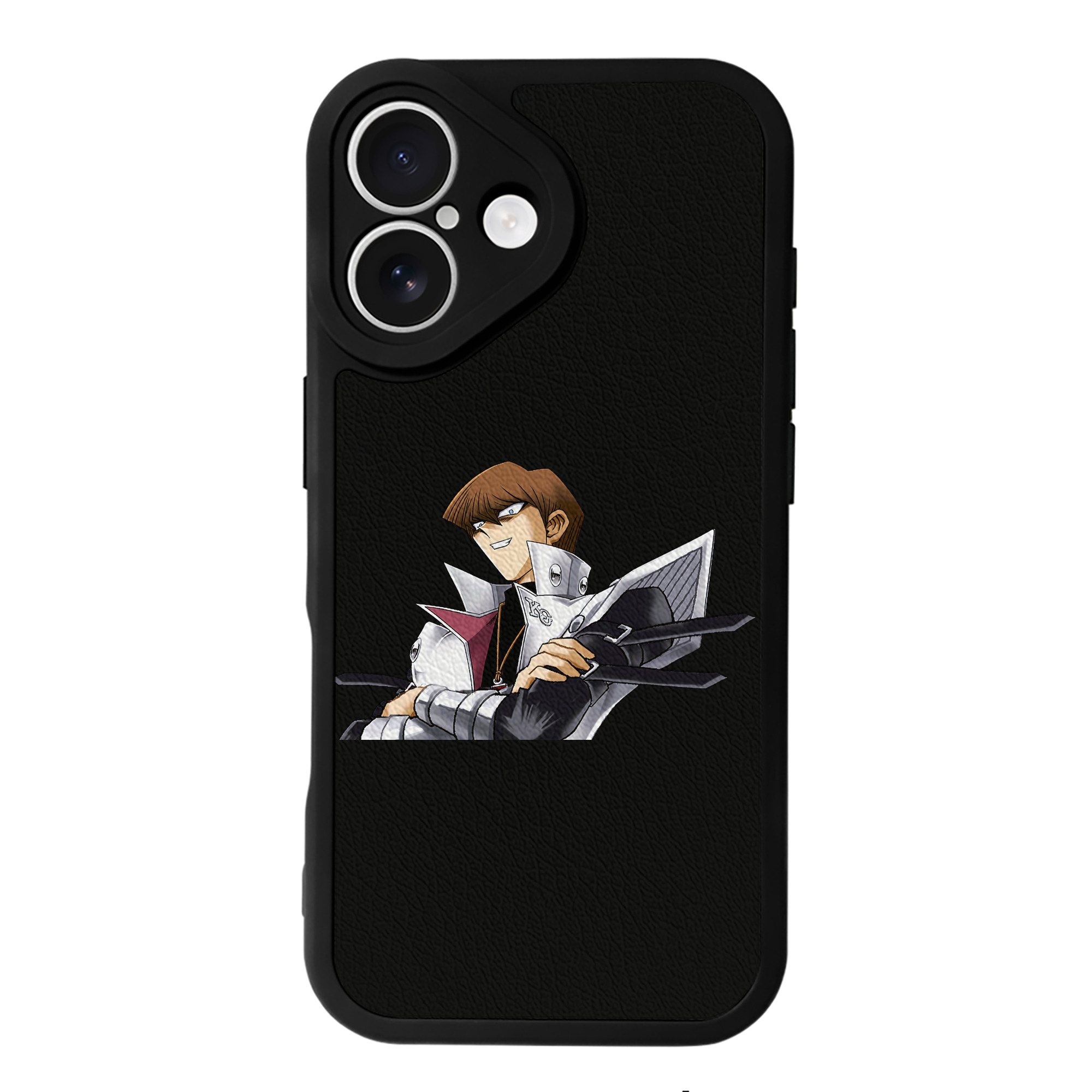 遊☆戯☆王 Yu-Gi-Oh! 【iPhone 16シリーズ対応】シリコンスマホケース（レザー調） 材質：シリコン